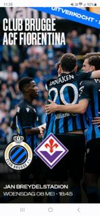 Opzoek 1 tiket Bruges - Fiorentina., Tickets en Kaartjes, Sport | Voetbal, Eén persoon