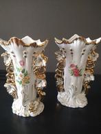 Cornetvaasjes - 2 stuks - 20 cm - vintage, Antiek en Kunst, Ophalen of Verzenden