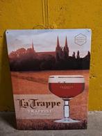 Reclame bord Trappist La Trappe metaal 39x59cm groot, Verzamelen, Biermerken, Ophalen of Verzenden, Zo goed als nieuw, La Trappe