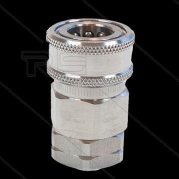 RVS Snelkoppeling Met Klep 345 Bar 1/4 inch beschikbaar voor biedingen
