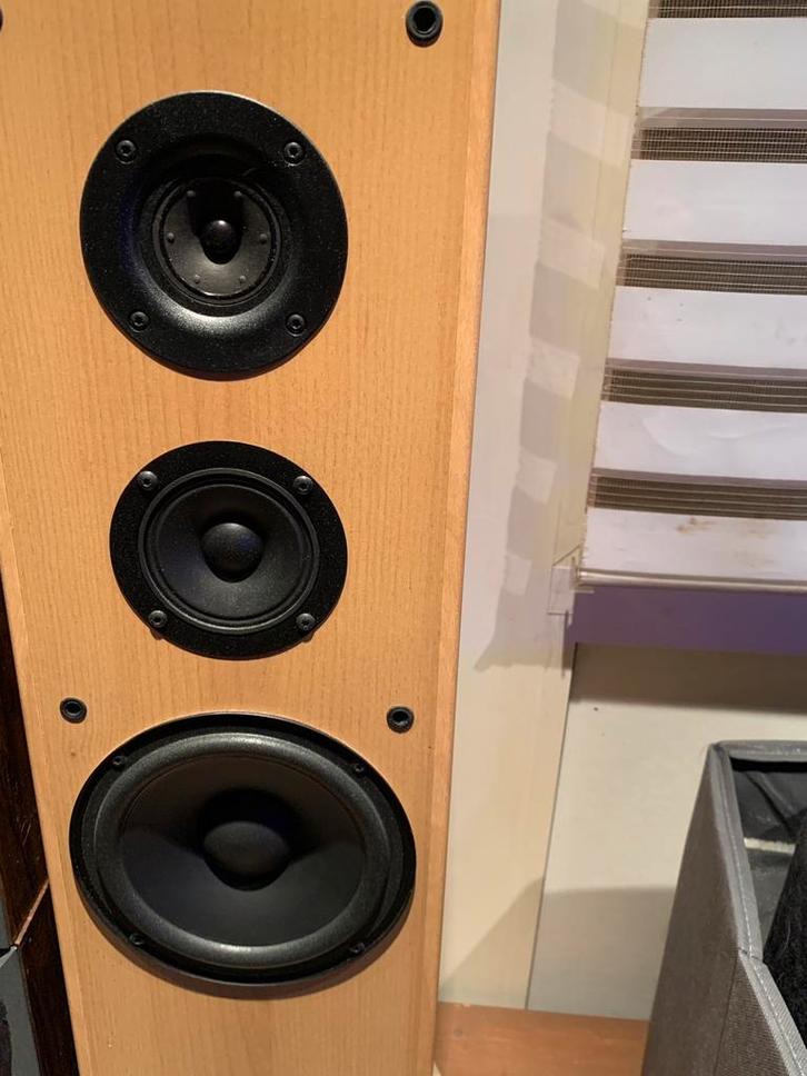 Jamo, Danemark, Audio, Tv en Foto, Luidsprekerboxen, Zo goed als nieuw, 60 tot 120 watt, Jamo, Ophalen