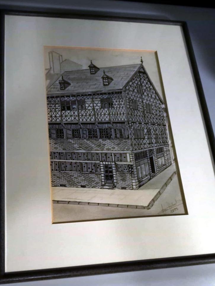 2 tekeningen van Hasselt, Antiquités & Art, Art | Dessins & Photographie, Enlèvement