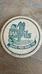 DAB pils Grand Prix Paris 1937 sous-bock viltje, Verzamelen, Viltje(s), Gebruikt, Ophalen of Verzenden