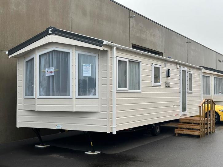 LUXUEUZE COMPACTE HAVANNA 850X315/2 MET ZETELBED STOCK 2026, Caravans en Kamperen, Stacaravans, Ophalen