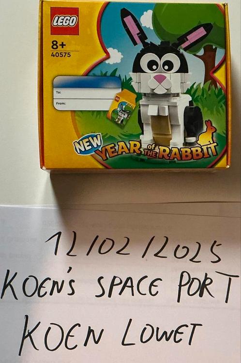 Lego 40575 Jaar van het Konijn, Kinderen en Baby's, Speelgoed | Duplo en Lego, Nieuw, Lego, Complete set, Ophalen of Verzenden