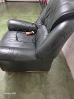 Lederen zetel  relax, Huis en Inrichting, Ophalen, Gebruikt, Leer, Klassieke