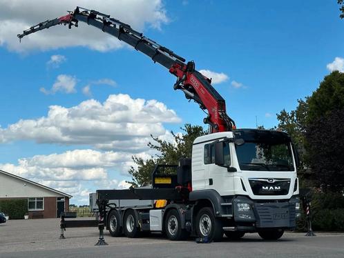 MAN TGS 35.510 8x2 (4) FASSI 82TM!JIB/LIER/WINCH!2021!EURO6!, Auto's, Vrachtwagens, Bedrijf, Achteruitrijcamera, Airconditioning