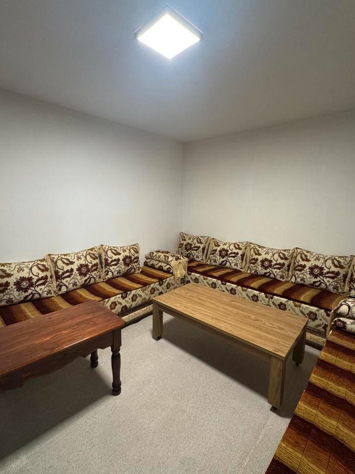 Marokkaanse/Orientaalse luxe zetel, luxueuze afwerking., Huis en Inrichting, Zetels | Complete zithoeken, Zo goed als nieuw, Stof