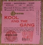 Kool and the Gang concertticket Vorst Nationaal 1984 billet, Autres types, Utilisé, Enlèvement ou Envoi