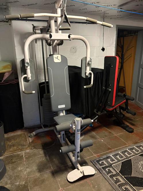 Appareil de musculation complet multi-exercices, Sport en Fitness, Fitnessapparatuur, Gebruikt, Overige typen, Armen, Benen, Borst