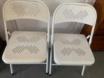 2 metalen opplooibare stoeltjes samen voor 15 EUR, Zo goed als nieuw, Ophalen