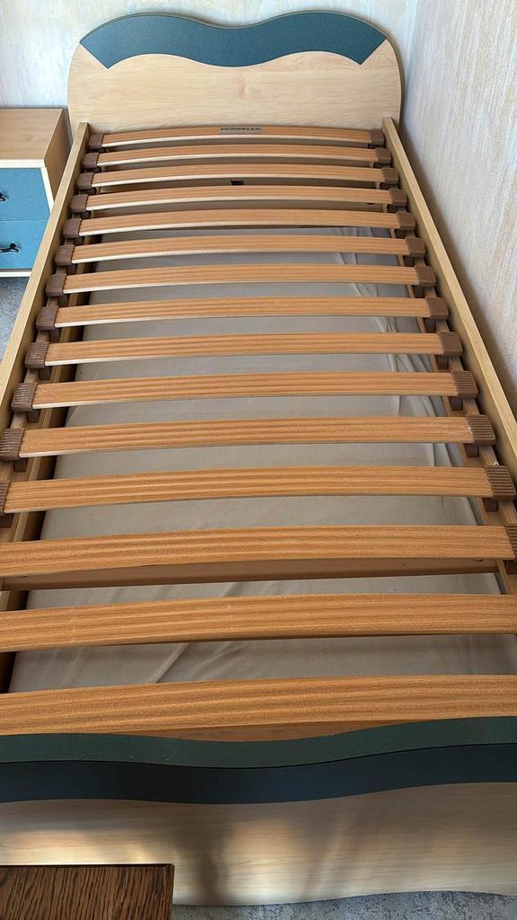 Bed met bedlade, Huis en Inrichting, Slaapkamer | Bedden, Gebruikt, Ophalen