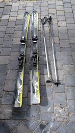 Ski's Fischer + bindingen (+stokken), Ski, Fischer, Enlèvement, 140 à 160 cm