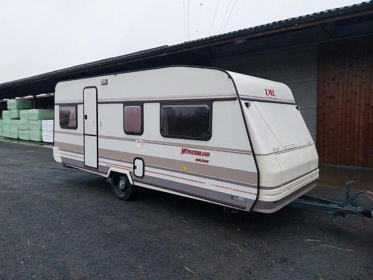 LMC MUNSTERLAND Dominant 545, Caravans en Kamperen, Caravans, Bedrijf, Kachel, Mover, Ophalen