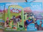 Playmobil 70120	Spirit Knip en Meneer Worteltjes met paarden, Ophalen