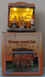 Oranje Snack Kar-huisje- Miniatuur straatbeeld / verlichting, Gebruikt, Ophalen of Verzenden
