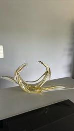 Centre de table / plat fruits Murano, Huis en Inrichting, Woonaccessoires | Vazen, Ophalen, Geel, Glas, Minder dan 50 cm