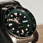 Seiko 5 Sports automatic GREEN, Handtassen en Accessoires, Ophalen of Verzenden, Zo goed als nieuw, Seiko