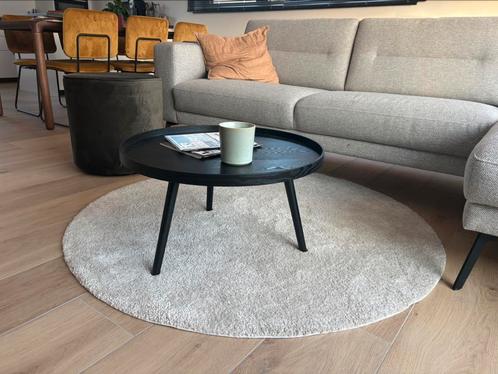 WOOOD Mesa rond bijzettafeltje – Ø 60 cm, zwart, Huis en Inrichting, Tafels | Salontafels, Zo goed als nieuw, Rond, Ophalen
