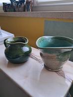 Vlaams Aardewerk : Kannetje+ kommetje, Antiek en Kunst, Ophalen of Verzenden