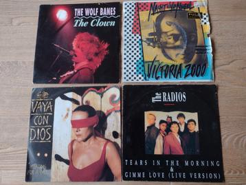 LOT: 4 BELPOP SINGLES:NACHT UND NEBEL-WOLF BANES-RADIOS-VAYA