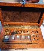 Antieke koffer met precisiegewicht, Antiek en Kunst, Ophalen