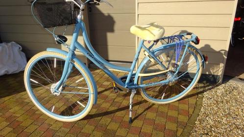 DAMESFIETS/MEISJESFIETS OXFORD FLEUR 28 INCH, Fietsen en Brommers, Fietsen | Meisjes, Zo goed als nieuw, 26 inch of meer, Handrem