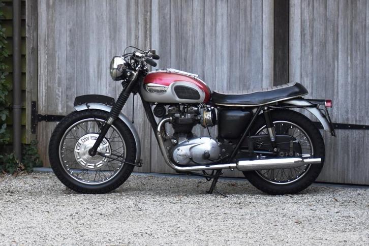 Triumph T120 Bonneville (1968) in ongerestaureerde topstaat, Motoren, Motoren | Triumph, Particulier, Sport, 12 t/m 35 kW, 2 cilinders