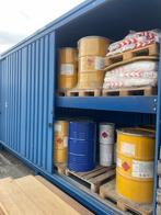 opslagcontainer chemische producten, Ophalen