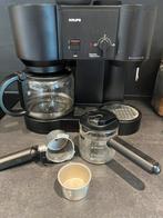 KRUPS 3-delige koffiemachine, Elektronische apparatuur, Koffiezetapparaten, Gebruikt, 10 kopjes of meer, Koffiemachine, Gemalen koffie