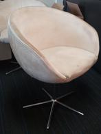 Draaistoel 4 stuks chrome voet vintage design, Huis en Inrichting, Stoelen, Ophalen