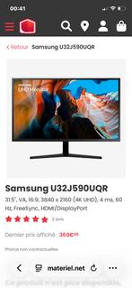 Tv moniteur samsung u32j590qr, Enlèvement, Comme neuf, Samsung