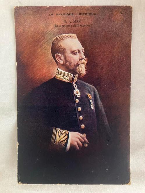 AEJ Max Bourgmestre de Bruxelles, burgemeester Brussel, Verzamelen, Postkaarten | België, Ongelopen, Brussel (Gewest), Verzenden