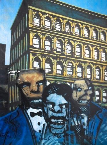 Herman Brood - "Elm Street", Antiquités & Art, Art | Lithographies & Sérigraphies, Envoi