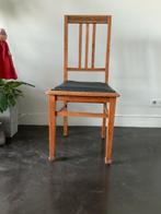 6 chaises Jügendstill avec sculpture florale, Brun, Enlèvement, Jügendstill, Bois