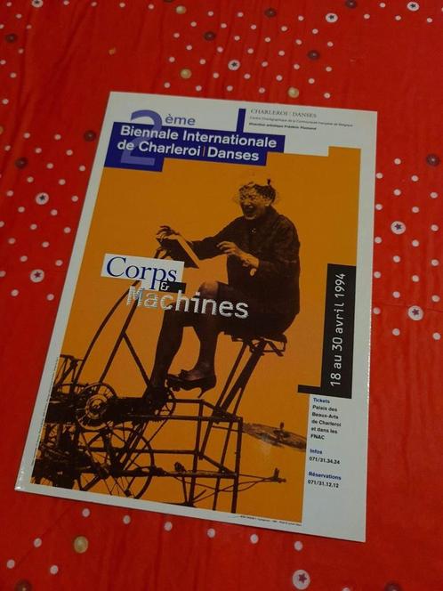 Carte postale Biennale Internationale Charleroi Danse 1994, Collections, Cartes postales | Thème, Non affranchie, 1980 à nos jours