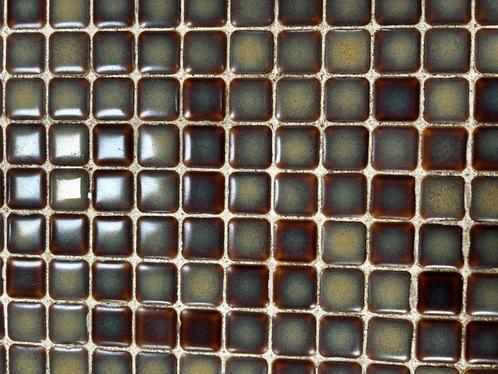 Vintage mozaiek Cerabati grès emaillé  2 x2cm lot 15m², Doe-het-zelf en Bouw, Tegels, Nieuw, Wandtegels, Keramiek, Minder dan 20 cm