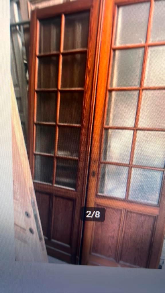 Ancien lit double et deux lits simples anciens, Maison & Meubles, Armoires | Vitrines, Comme neuf, Verre, Enlèvement