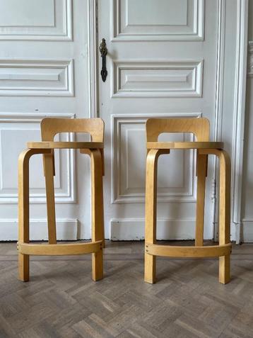Originele Artek barkrukken van Alvar Aalto – Set van 2 beschikbaar voor biedingen