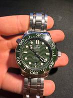 Omega Seamaster Diver 300M groene wijzerplaat, Staal, Staal, Polshorloge, Ophalen of Verzenden