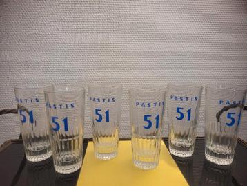 6 verres Pastis 51 beschikbaar voor biedingen