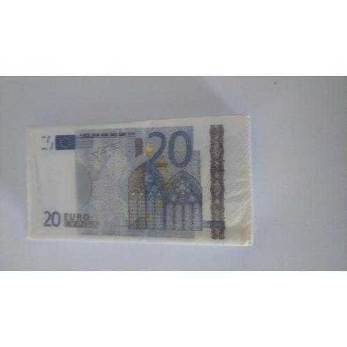 Pak van 10 papieren zakdoeken van euro, Verzamelen, Overige Verzamelen, Nieuw, Ophalen of Verzenden
