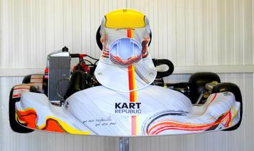 Kart Republic KR2 met ROTAX MAX Senior Motor EVOII, Enlèvement, Comme neuf, Kart