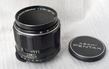 Super-Macro-Takumar 50 mm f/4, Enlèvement ou Envoi, Comme neuf, Reflex miroir, Autres Marques