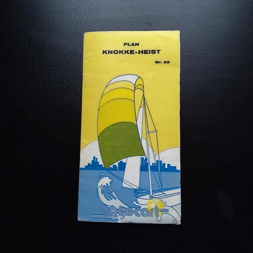 Knokke-Heist. Vintage stadsplan, Boeken, Atlassen en Landkaarten, Zo goed als nieuw, Ophalen of Verzenden