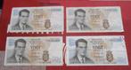 8 biljetten van 20 frank type Boudewijn - 1964, Ophalen of Verzenden, Los biljet