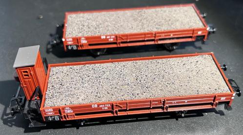 3241. DRG H0 Märklin platte wagenset., Hobby en Vrije tijd, Modeltreinen | H0, Nieuw, Wagon, Märklin, Ophalen of Verzenden
