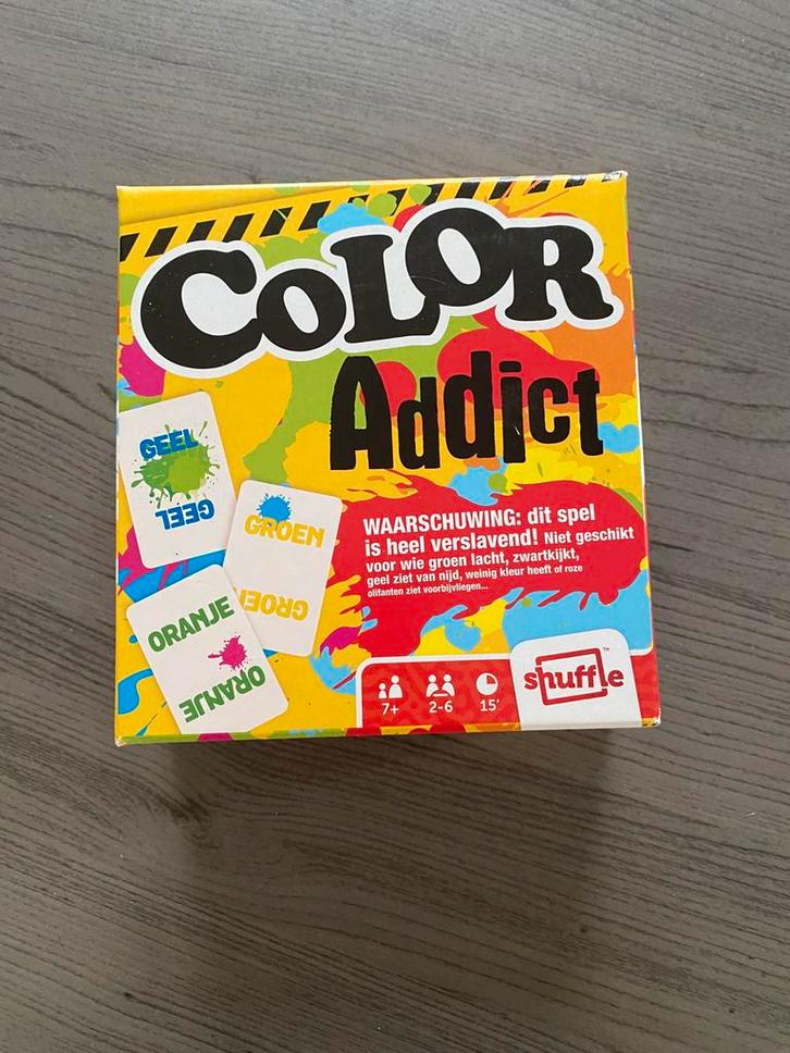 Color addict spel, Hobby en Vrije tijd, Gezelschapsspellen | Kaartspellen, Zo goed als nieuw, Ophalen