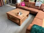 Teak salontafel 100x100cm, Huis en Inrichting, Ophalen, Teakhout