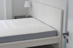 MALM Bedonderstel, hoog, wit, 160x200 cm + VESTERÖY Pocketve, Huis en Inrichting, Slaapkamer | Bedden, Ophalen, Wit, Tweepersoons